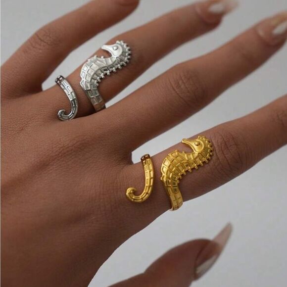 Seahorse Ring N1360 - Picture 2 of 5